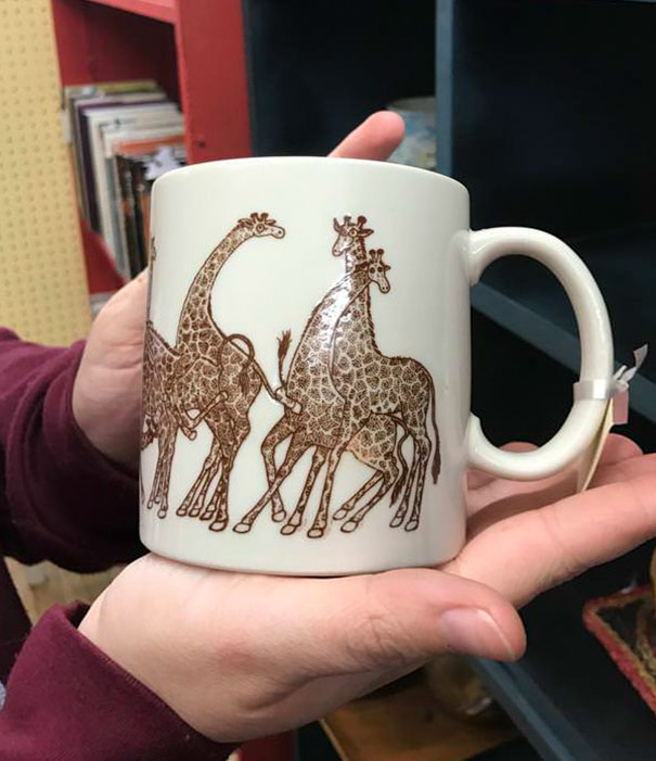 Giraffe Orgy Mug