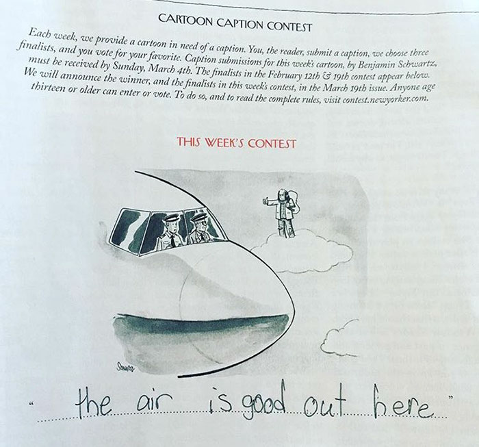 11 Funny Reasons Why The New Yorker Should Hire This 9-Year-Old Girl To Write All Their Cartoon Captions