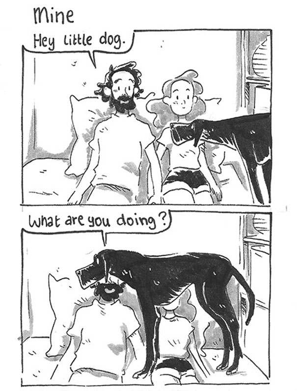 9 Adorable "Awkward Moments" Every Couple With A Dog Will Relate To