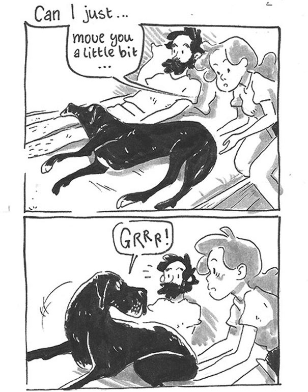 9 Adorable "Awkward Moments" Every Couple With A Dog Will Relate To
