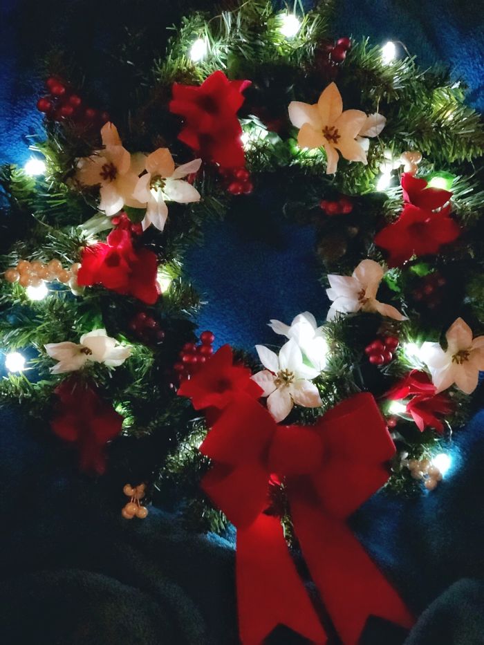 Christmas Wreath I Made This Past Winter