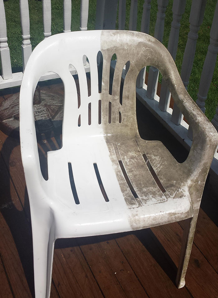 I Don't Think This Chair Has Ever Seen A Wash Before
