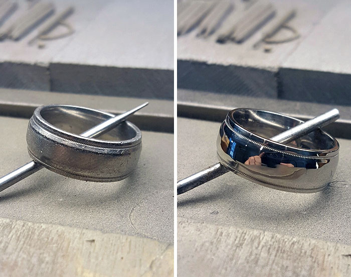 Cleaning A Platinum Ring That Hasn't Been Cleaned For 20+ Years