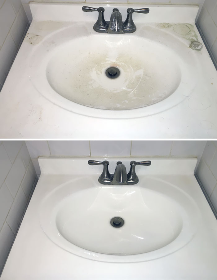 The Pleasure Of Cleaning A Dirty Sink
