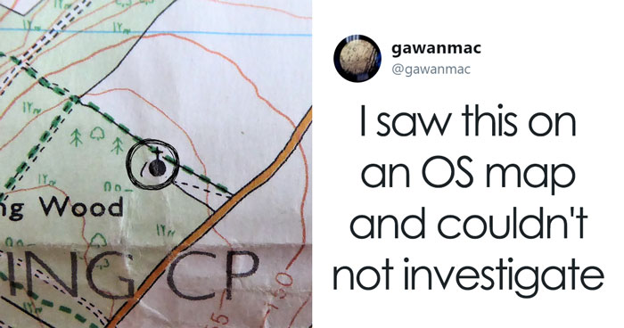 Guy Sees Hidden Place On OS Map In Middle Of Nowhere, Cannot Resist Urge To Investigate