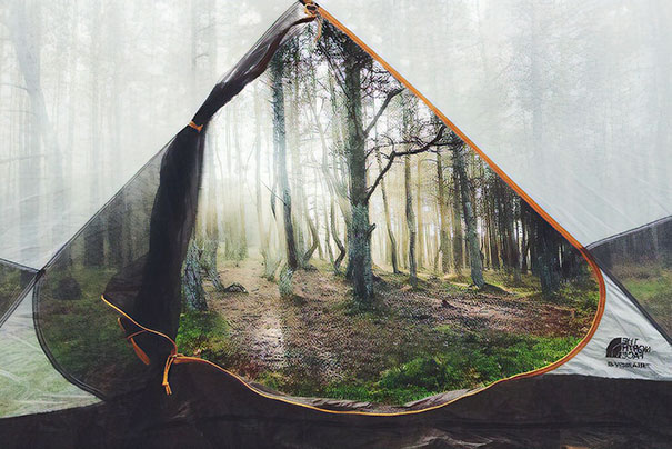 This Photo From Inside A Tent Looks Like Photoshop