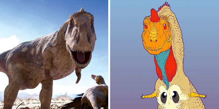This Artist Depicts How Dinosaurs Actually Looked Like, And The Result Might Surprise You