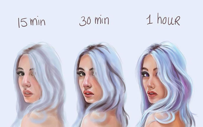 Artist Shows How Much Time She Actually Needs To Perfect One Drawing
