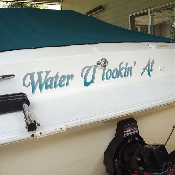 Took A Few Years, But The Boat Finally Has A Name