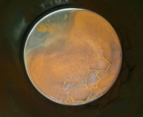 Dried Coffee At The Bottom Of A Mug