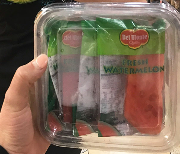 These Individually Wrapped 3-Inch Slices Of Watermelon