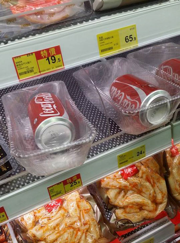 Individually Packaged Coke Cans