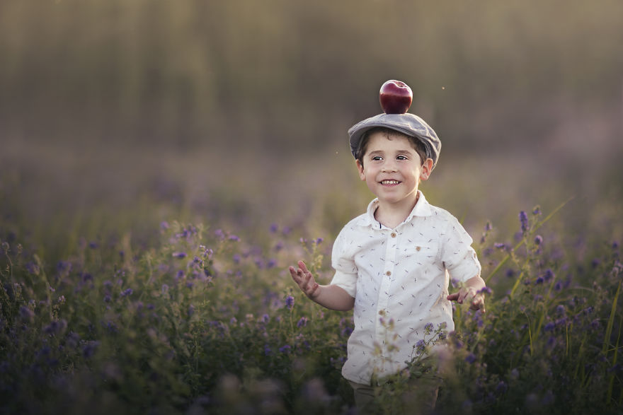 I Decided To Take Pictures Of Children With Fruits To Connect Them With Nature