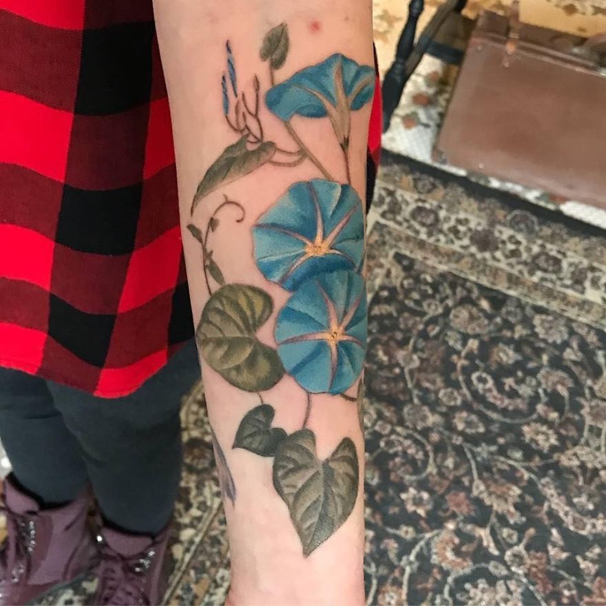 Central New York’s Favorite Botanical Tattoo Artist Creates Breathtaking Body Art