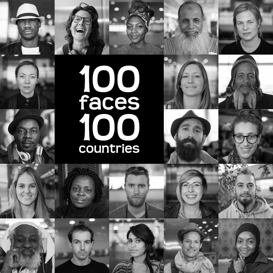 I Photograph 100 Faces From 100 Different Countries At Atatürk Airport, Istanbul