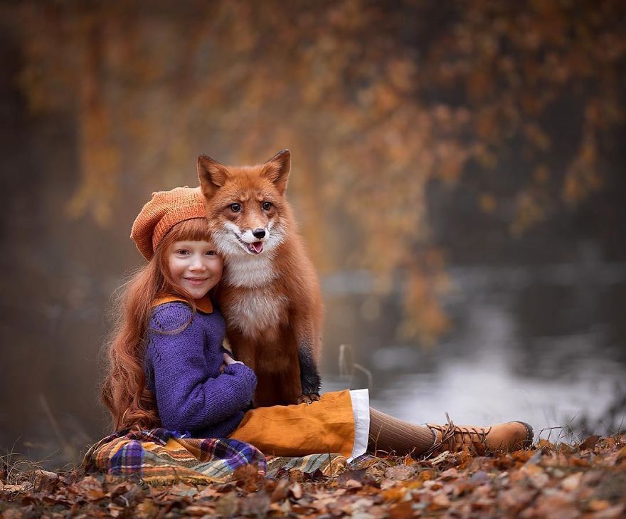 Photographers Post Pictures Of Children With Animals On Instagram And The Result Is Photo Shoots Of A Fairy Tale