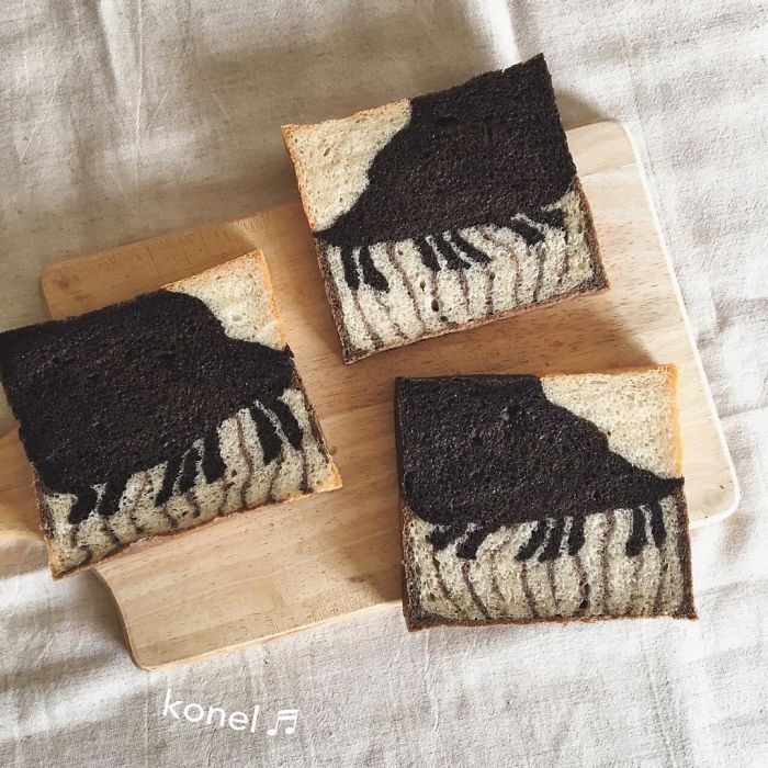 Baker "Hides" Designs On Their Breads Making Breakfast Become More Fun