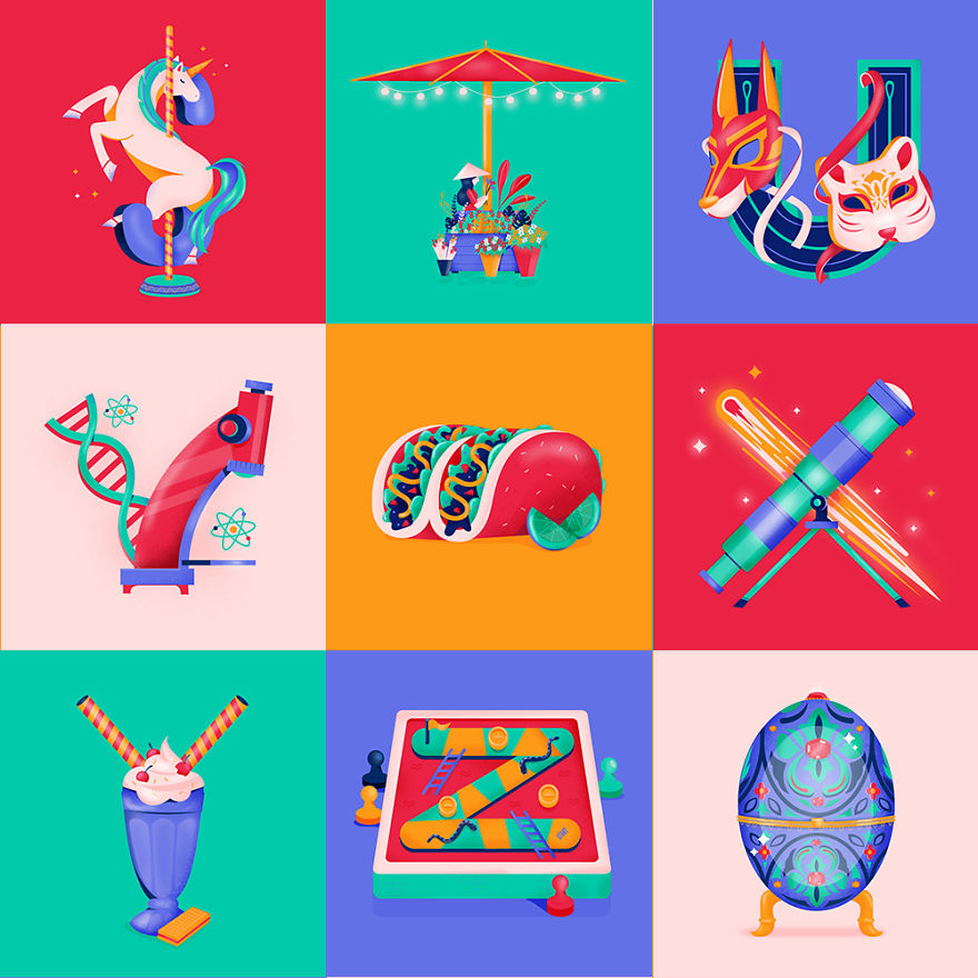 36 Days Of Type In Great Illustrations