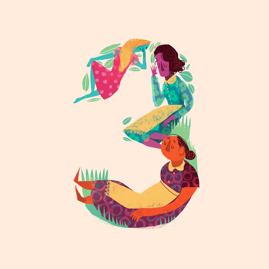 I Illustrated Over 70 Female Characters From Litearture For #36daysoftype This Year