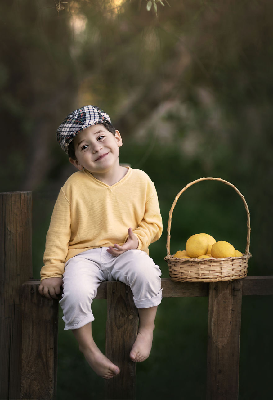 I Decided To Take Pictures Of Children With Fruits To Connect Them With Nature
