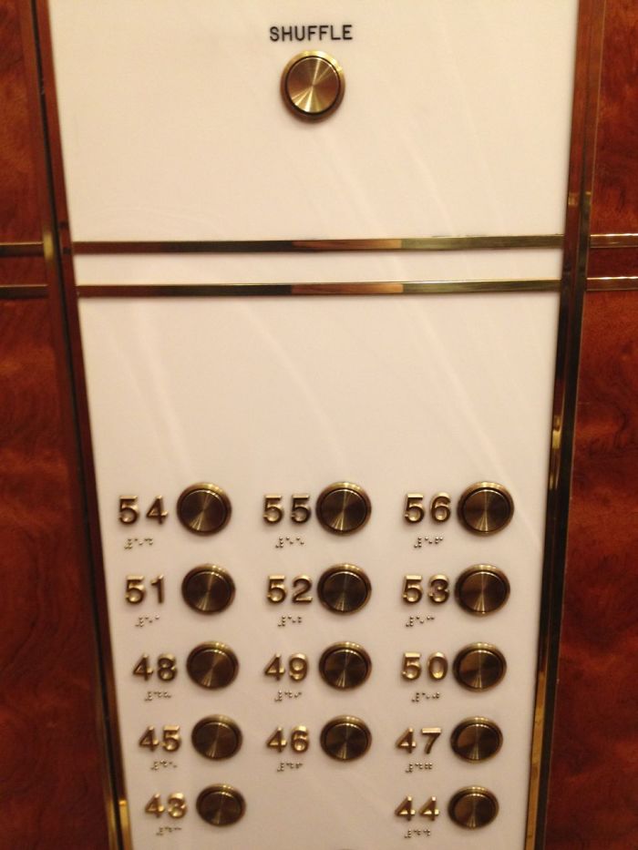 This Elevator Has A Shuffle Button