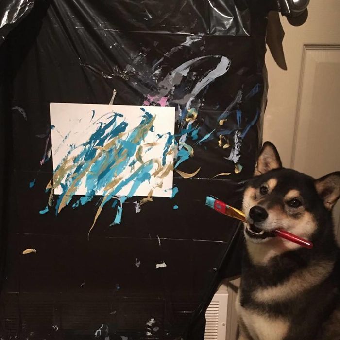 So... My Doge Is Really Into Painting