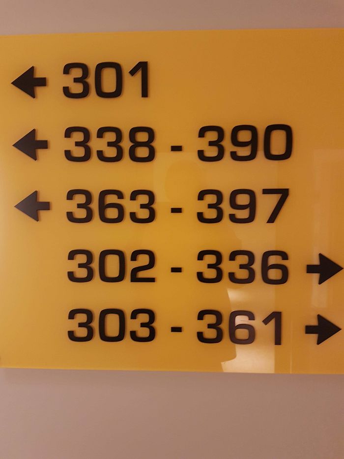 I Had Room 350, It Took Me 10 Minutes To Find My Room