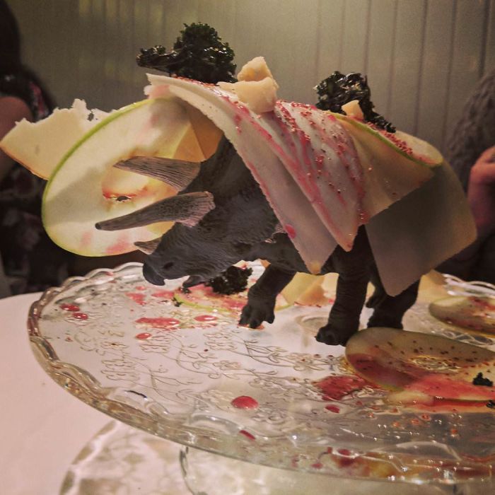 Triceratops con queso