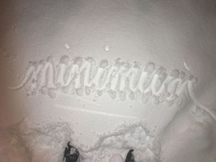 My First "Minimum" - Glove On Snow ❄️