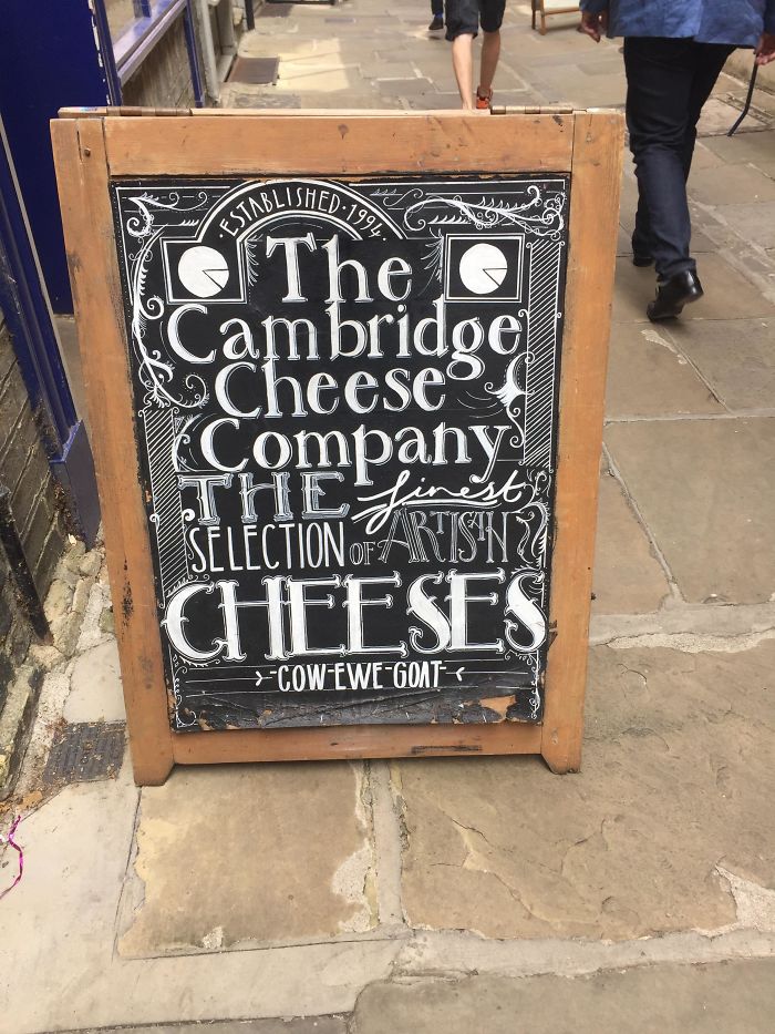 Sign I Saw Whilst Strolling In Cambridge