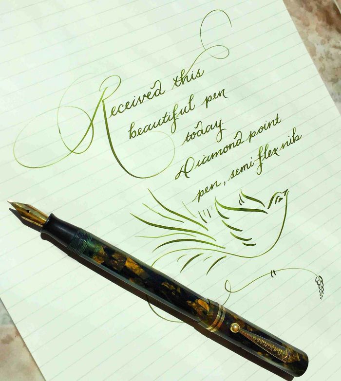 When I Receive This Lovely Vintage Pen