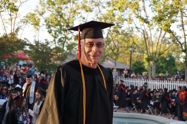 My 72-Year-Old Dad Graduated College With Honors Last Weekend