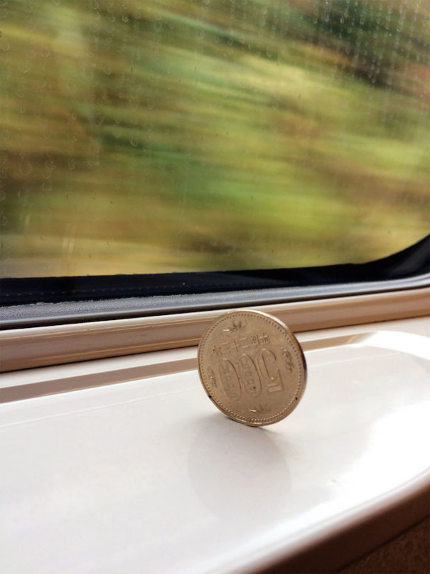 This Is                                                          How Smooth The                                                          Bullet Train                                                          Is In Japan