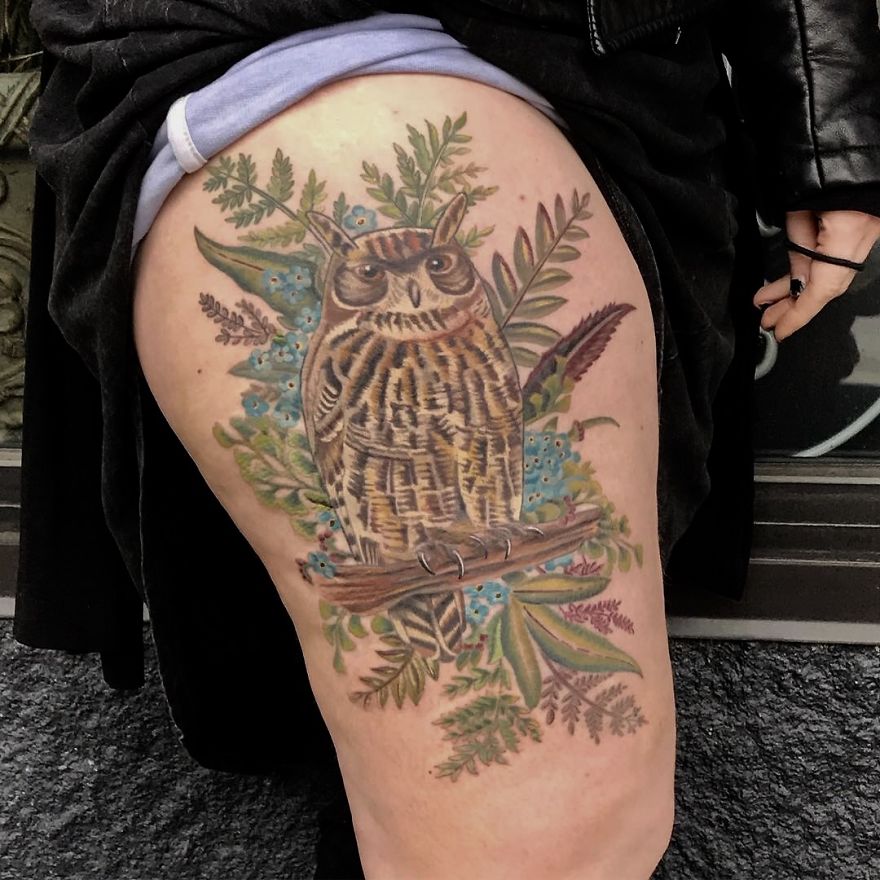 Central New York’s Favorite Botanical Tattoo Artist Creates Breathtaking Body Art