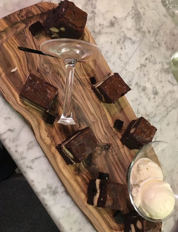 Just Give Me A Fucking Plate. Not A Board With A Hole In It And A Half Broken Wine Glass
