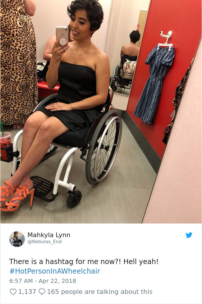 Hot Person On A Wheelchair