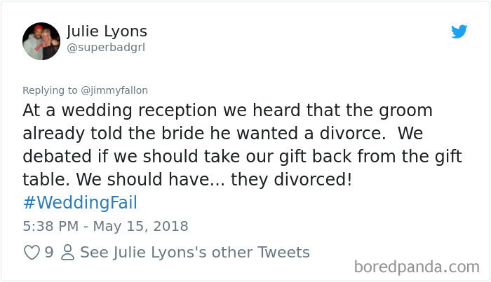 Wedding Fail Tweets