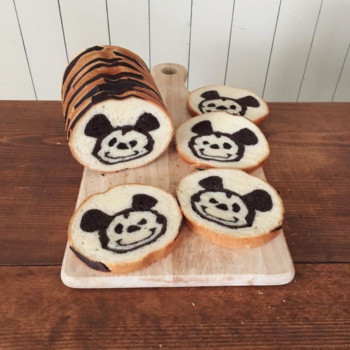 Mickey Mouse Bread Loaf