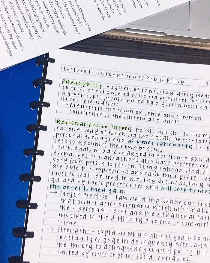 I’ve Started Writing Out My Politics Notes Into My Staples Arc Notebook To Avoid Working On My Essays 🎉🎉
.
q: Do You Take Your Notes By Hand Or On Your Computer?
.
for Me, It Depends On The Subject. This Semester, I Take My Law Notes On My Laptop, And I Write Out Notes For My Other Papers. But I’ll Probably Change That Up Next Semester 😀