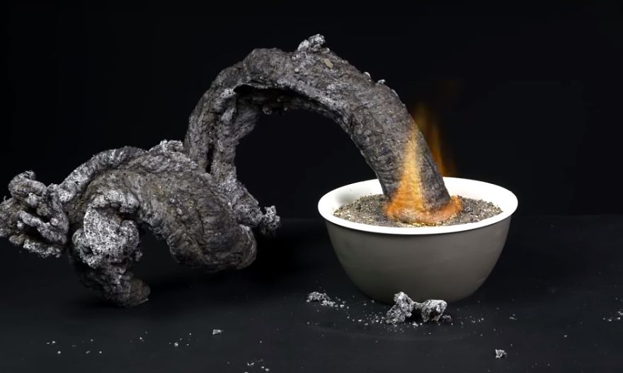 How To Make A Fire Snake With Just Sugar And Baking Soda