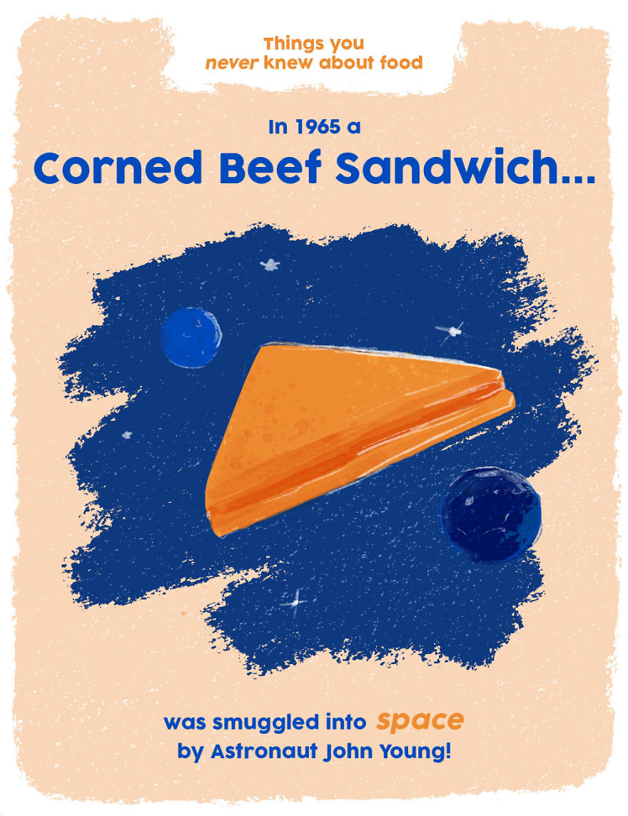 A Corned Beef Sandwich Made The Voyage To Space In 1965!