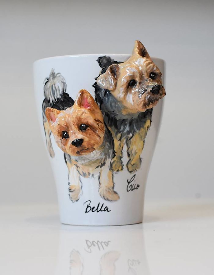 I Create Custom 3d Pets On Mugs | Handmade