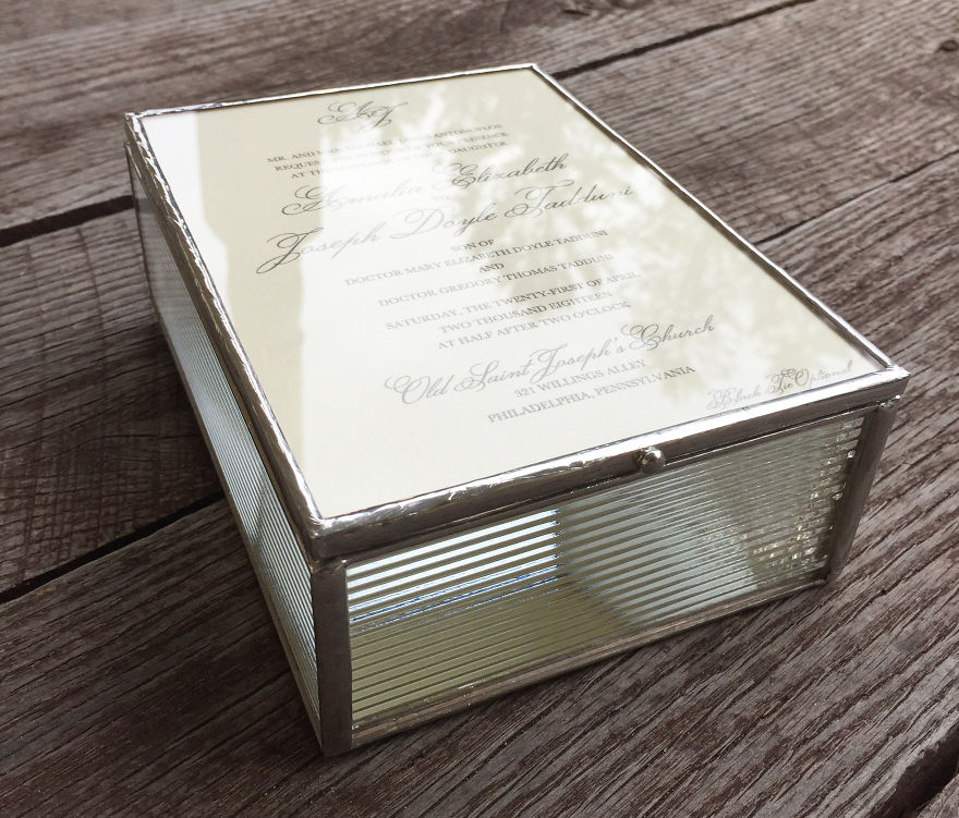I Design Keepsake Invitation Boxes For Weddings, Bat Mitzvahs And Special Occasions.