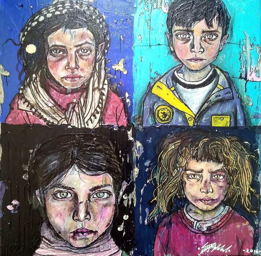 I Spent The 3 Last Years Making Refugees Portraits To Spread A Message