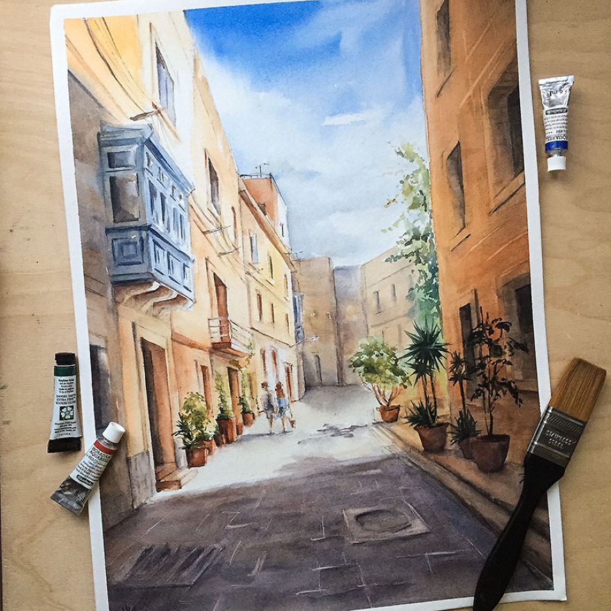 I Enjoy Painting Malta Since I've Visited It