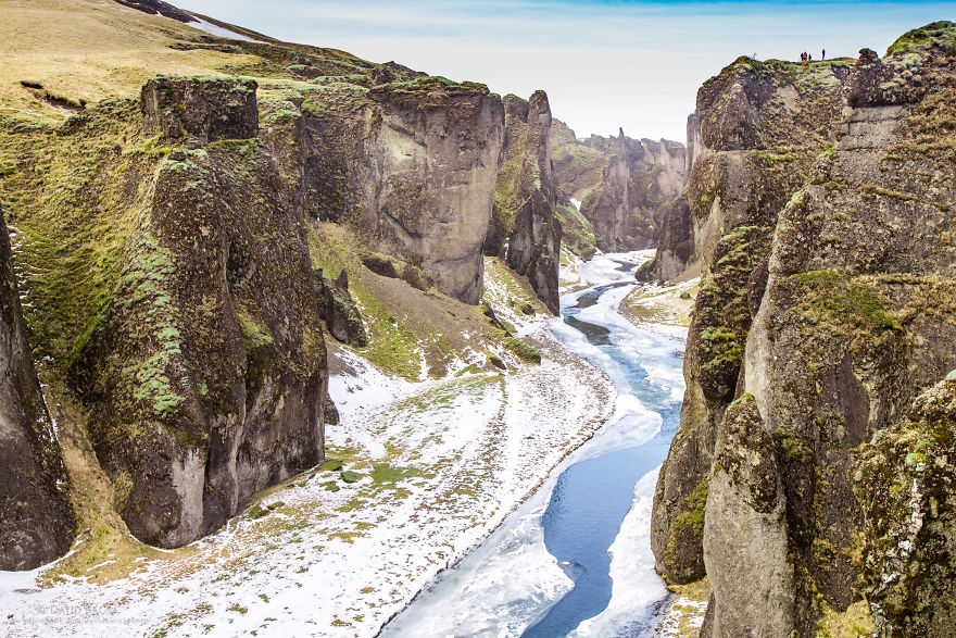 Incredible Cliffs Of Fjaðrárgljúfur