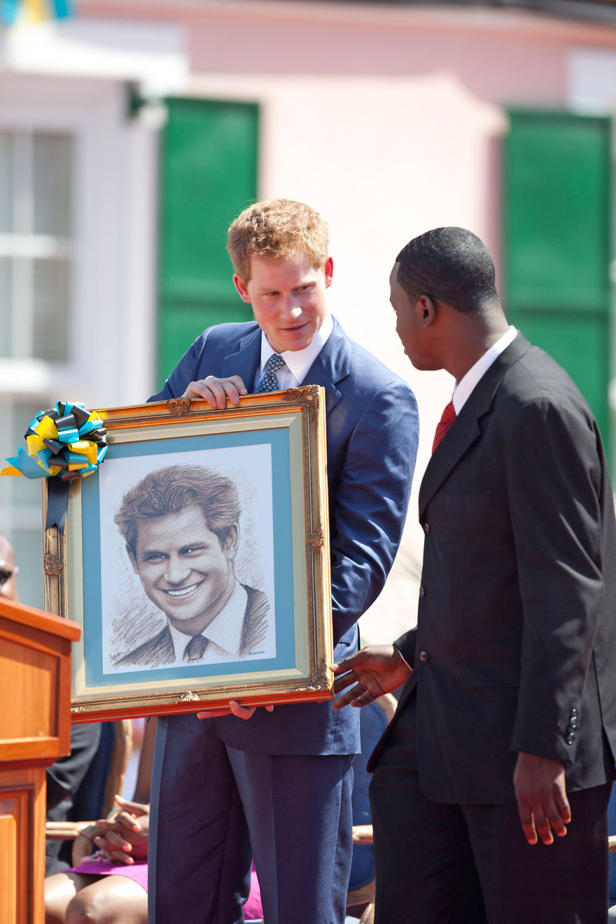 Prince Harry And Meghan Markle Receives Blessing From Princess Diana In Tribute Painting