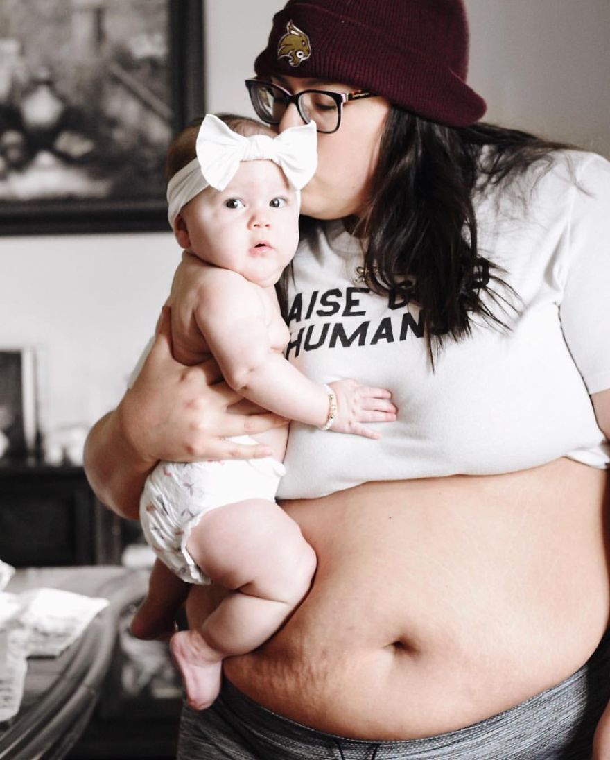 Here Are 10 Photos Of Me And My Child That Show That Postpartum Bodies And Experiences Are Different To Everyone