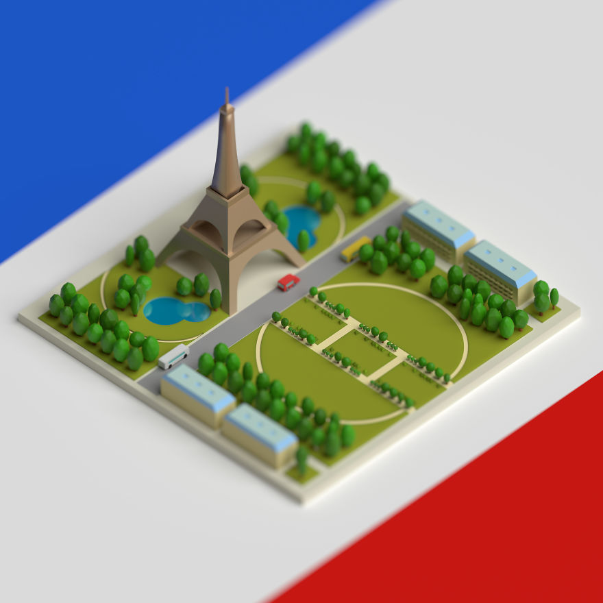 Around The World In Low Poly