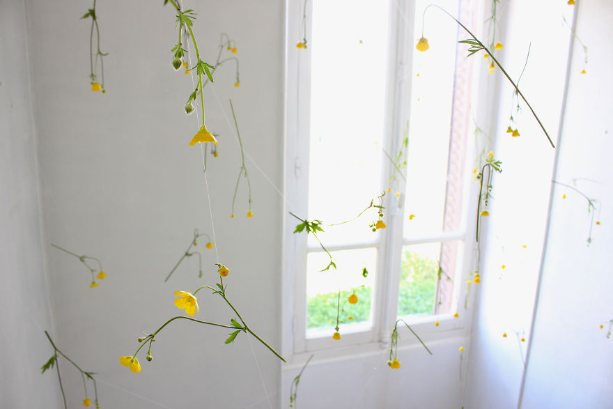 I Created Ephemeral Spring Floral Installations In A French Village